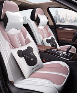 Bộ Áo Ghế Da Ô Tô Cao Cấp Cho Xe 5 Chỗ SPW57