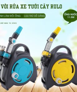 Bộ Vòi Rửa Xe, Tưới Cây Rulo Thu Cuộn Ống Nước (11.5m)