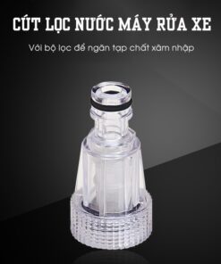 Cút Lọc Nước Máy Rửa Xe Bằng Nhựa Trong Suốt SPW01