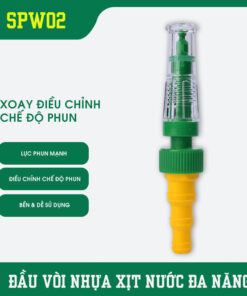 Đầu Vòi Nhựa Xịt Nước Tưới Cây Rửa Xe Đa Năng SPW02