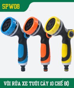 Vòi Rửa Xe Tưới Cây 10 Chế Độ SPW08