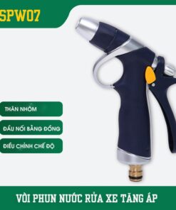 Vòi Rửa Xe Tưới Cây Áp Lực Cao Hợp Kim Nhôm SPW07