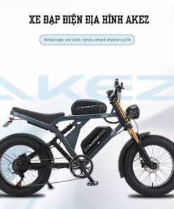 Xe Đạp Điện Retro Bánh Béo 20 Inch 1500W 48V/36AH AKEZ
