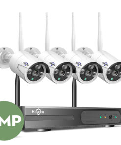 Bộ Kit Camera Không Dây Chống Nước Hiseeu 4 Camera 5MP WK-4HB615