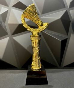 Cúp Cầu Lông Mạ Màu Vàng