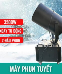 Máy Phun Tuyết Công Suất Lớn 3500W 2 Đầu Phun Xoay Tự Động