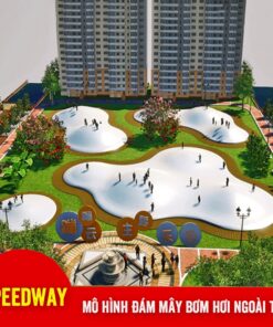 Mô Hình Đám Mây Bơm Hơi Ngoài Trời Speedway