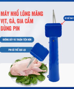 Máy Nhổ Lông Măng Vịt, Gà, Gia Cầm Dùng Pin