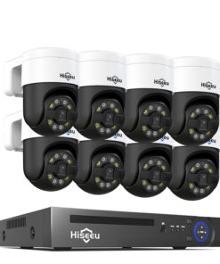 Bộ Kit Camera Không Dây Ngoài Trời Hiseeu 8 Camera 4MP PK-4HD914