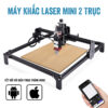 Máy Khắc Laser Mini 2 Trục 40W Kết Nối Bluetooth