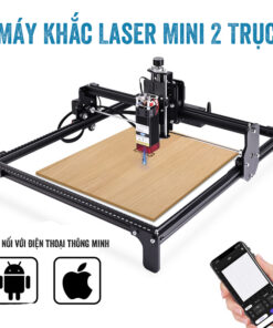 Máy Khắc Laser Mini 2 Trục 40W Kết Nối Bluetooth