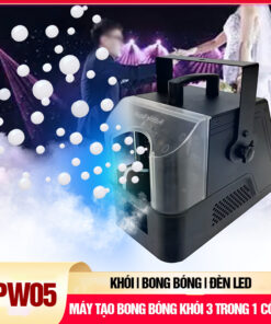 Máy Tạo Bong Bóng Khói 3 Trong 1 Có Led SPW05