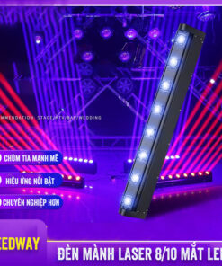 Đèn Mành Laser 8/10 Mắt Led Speedway