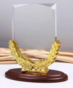 Kỷ Niệm Chương Pha Lê Bông Lúa Vàng