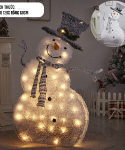 Người Tuyết Trang Trí Giáng Sinh Có Đèn Led 120cm