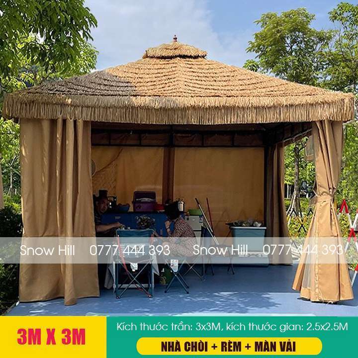 Gian đơn 3x3m + màn che