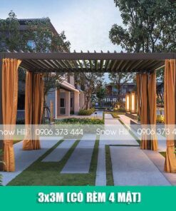 Mái Che Bằng Nhôm Đóng Mở Snow Hill NCS18