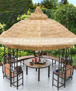 Nhà Chòi Sân Vườn Mái Tranh Nhân Tạo Snow Hill NCS13