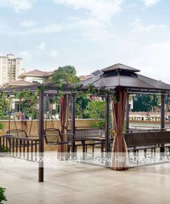 Nhà Chòi Sân Vườn Kèm Tấm Năng Lượng Mặt Trời Snow Hill NCS17