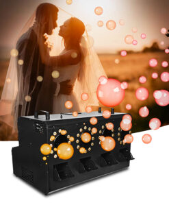 Máy Tạo Khói Và Bong Bóng 4 Đầu Có Led SPW03