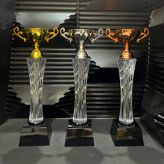 Cúp Pha Lê Vinh Danh Vàng Bạc Đồng