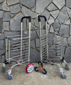 Xe Kéo Đi Chợ, Leo Cầu Thang Gấp Gọn Đa Năng XK07