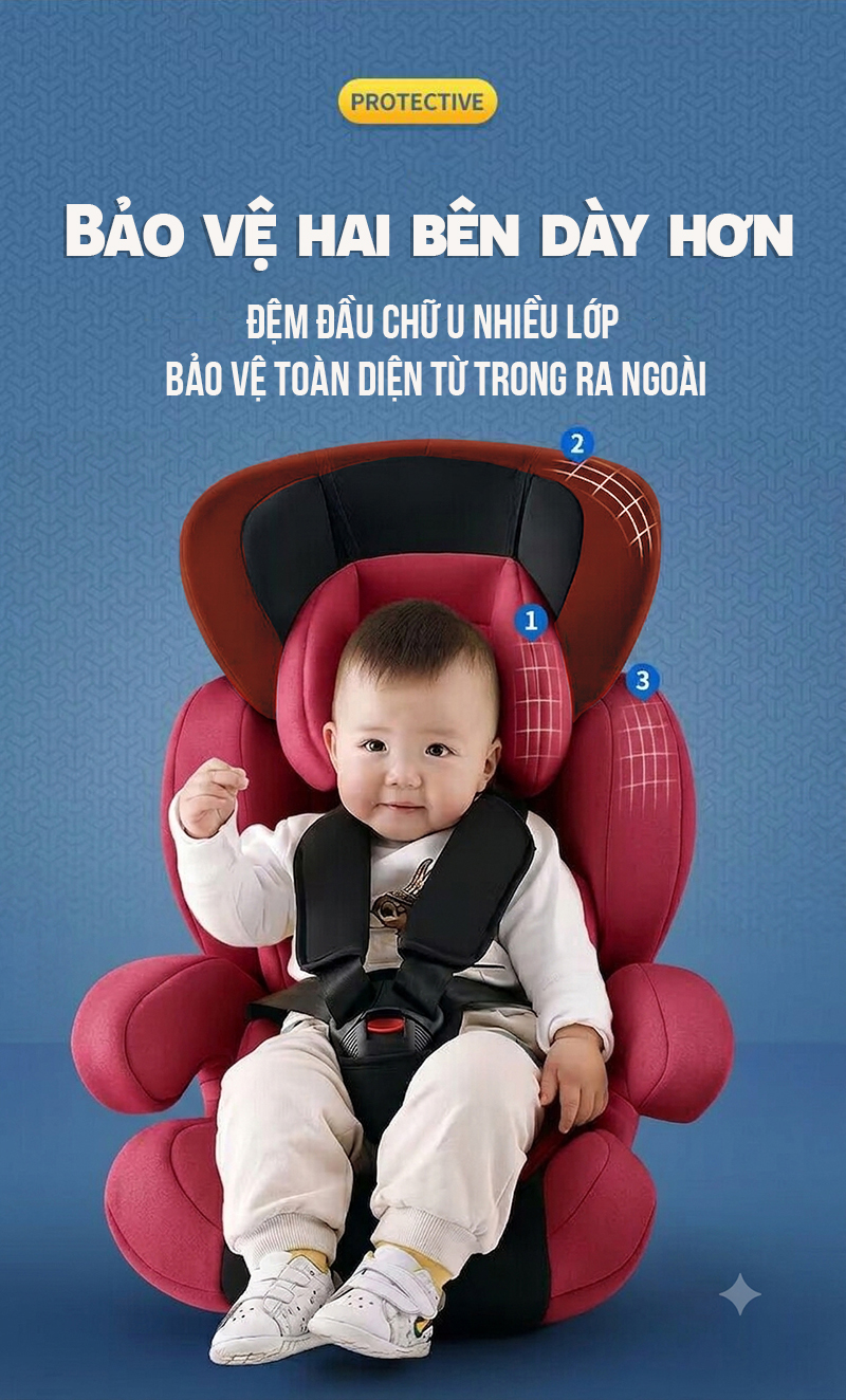Ghế Ngồi Ô Tô Cho Bé Cao Cấp SPW09 Ghế Ngồi Ô Tô Cho Bé Cao Cấp SPW09