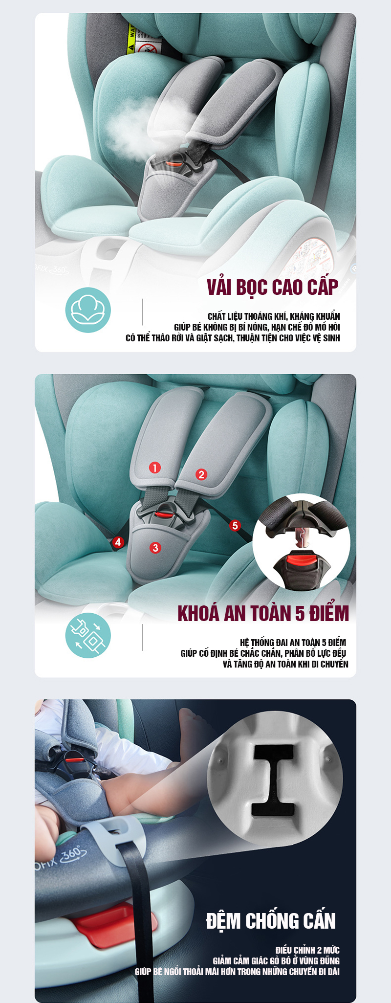 Ghế Ngồi Ô Tô Cho Bé Xoay 360 Độ Cao Cấp SPW06 Ghế Ngồi Ô Tô Cho Bé Xoay 360 Độ Cao Cấp SPW06