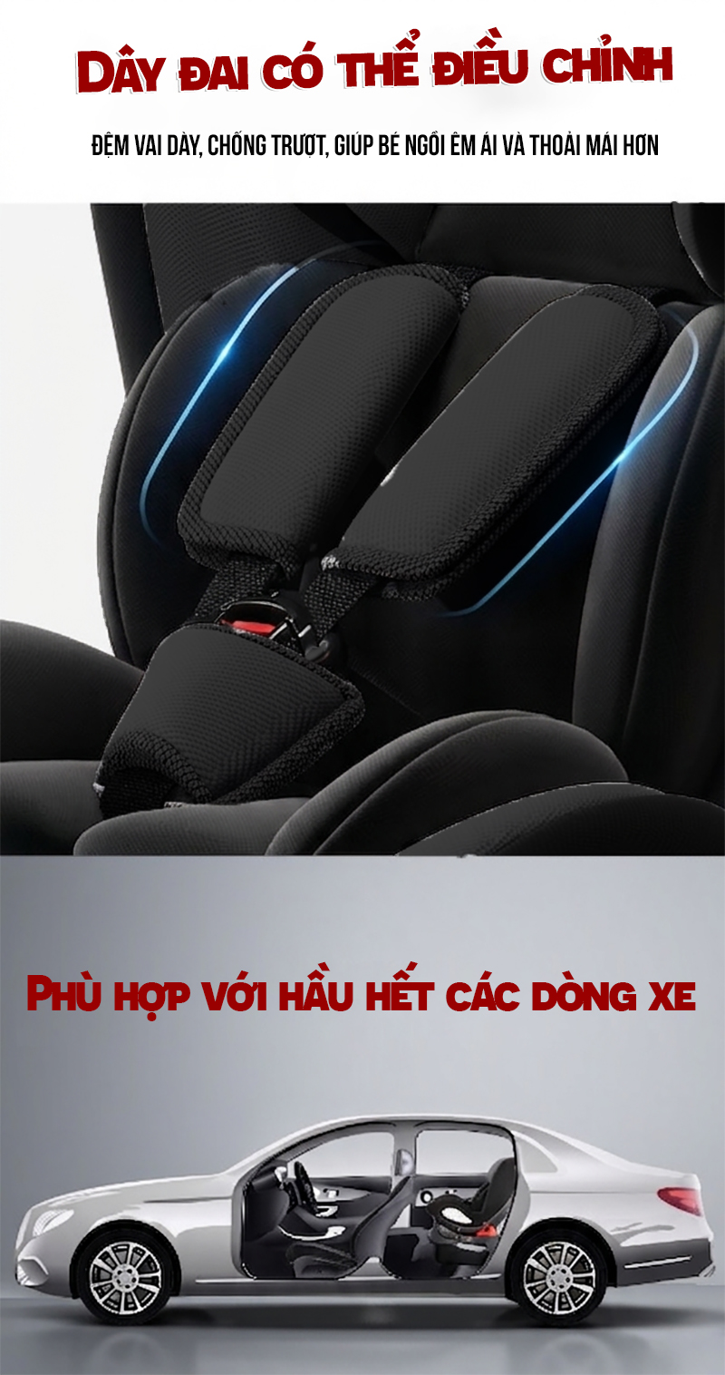 Ghế Ngồi Ô Tô Cho Bé Xoay 360 Độ Cao Cấp SPW07 Ghế Ngồi Ô Tô Cho Bé Xoay 360 Độ Cao Cấp SPW07