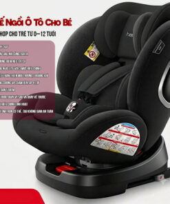 Ghế Ngồi Ô Tô Cho Bé Xoay 360 Độ Cao Cấp SPW08